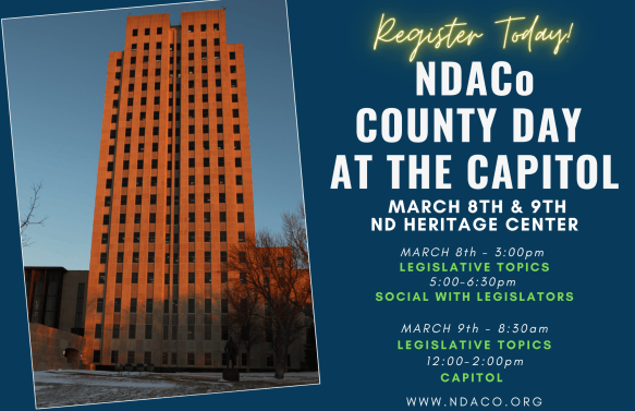 Legislature Hits “Crossover” Mark | North Dakota Counties Legislative Blog