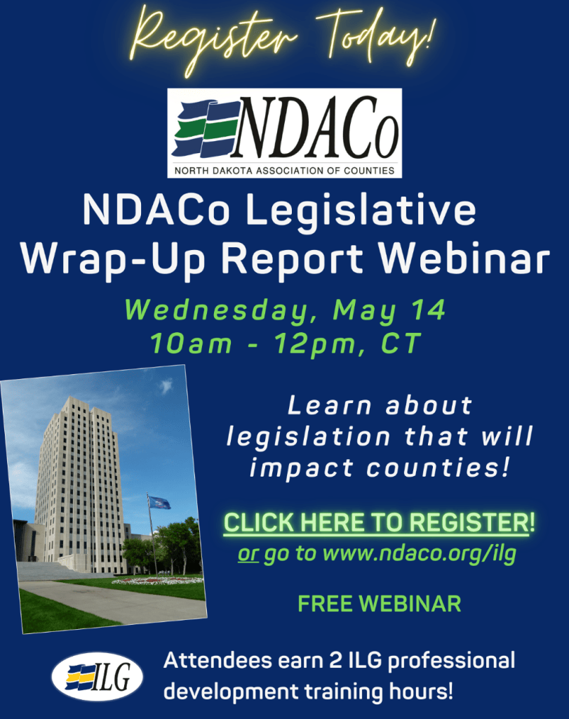 North Dakota Counties Legislative Blog | Important legislative updates ...